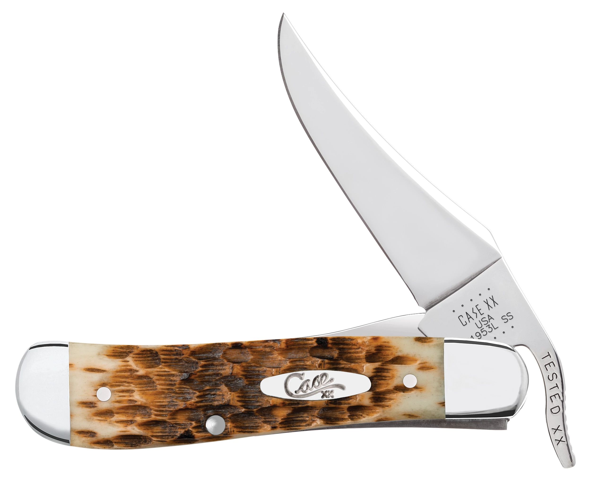 Peach Seed Jig Amber Bone RussLock® 00260