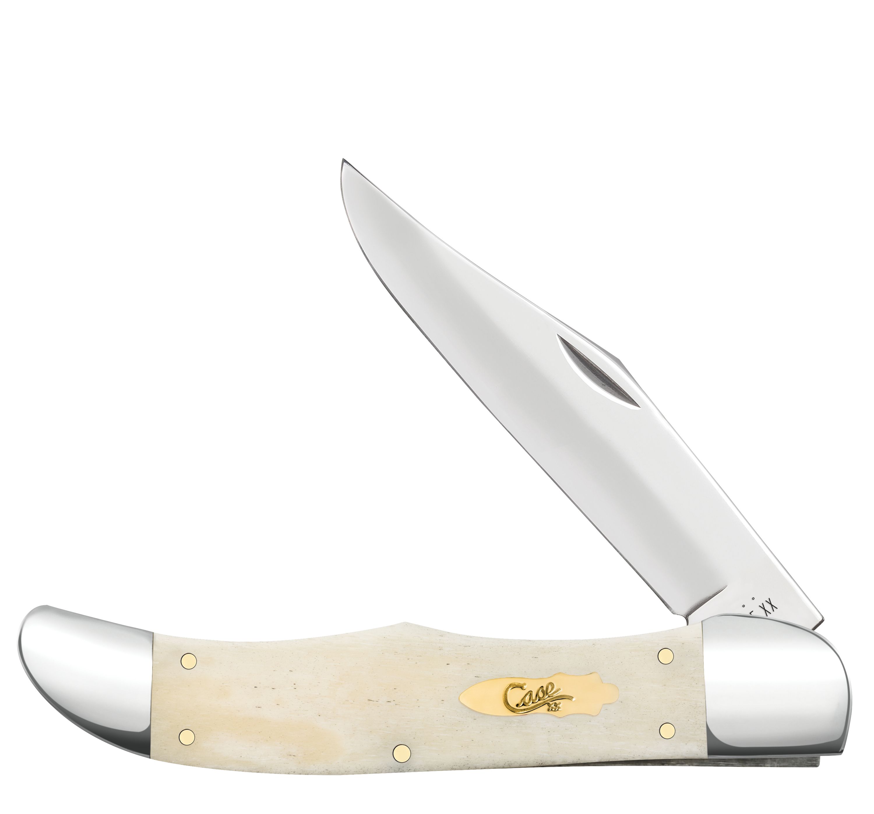 Natural Bone - Smooth Folding Hunter 11024