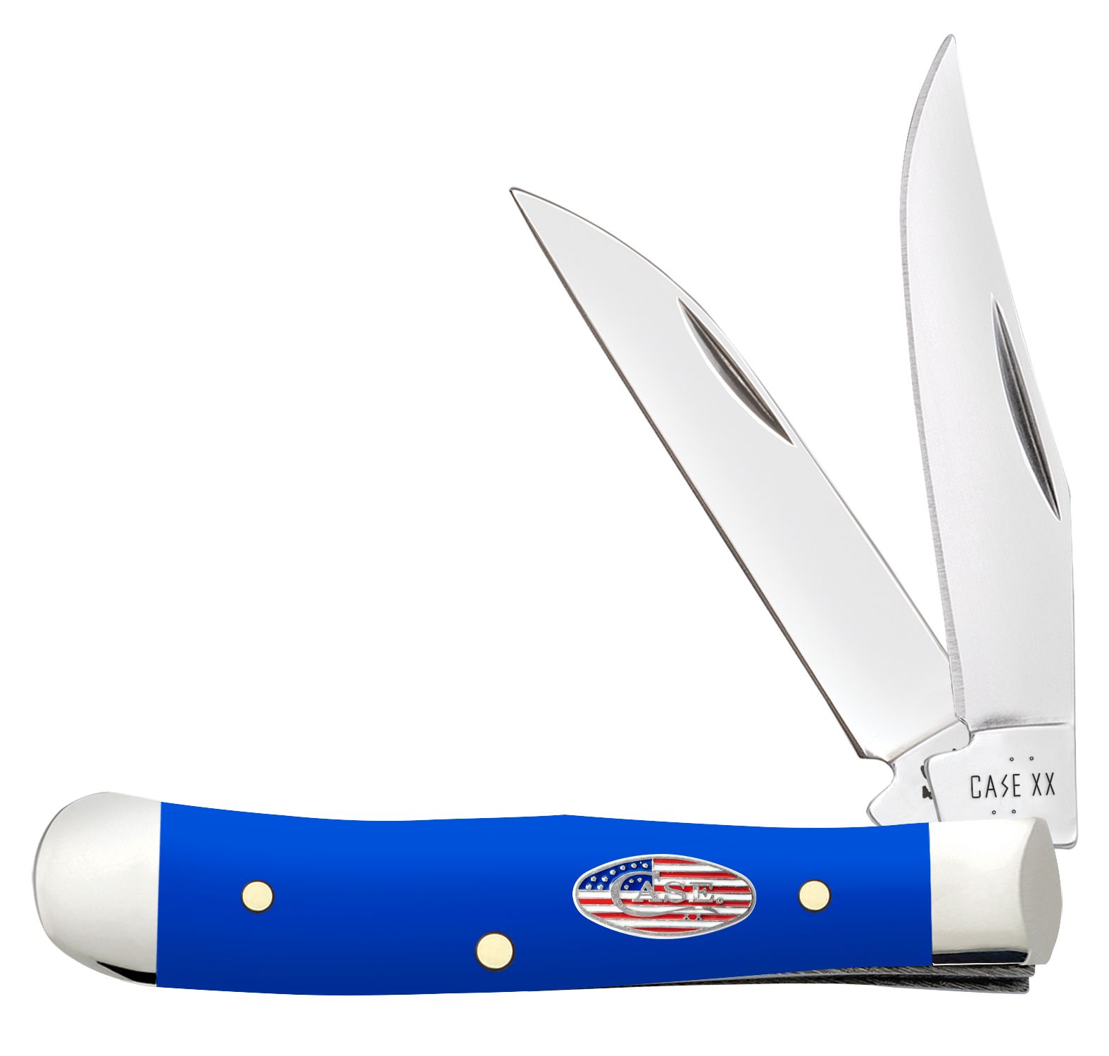 Royal Blue Synthetic - Smooth Tiny Trapper 16401 – wholesale Case XX knife