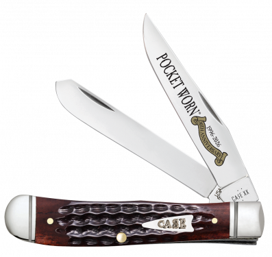 Pocket Worn Mahogany Bone - Corn Cob Jig Mini Trapper 55231