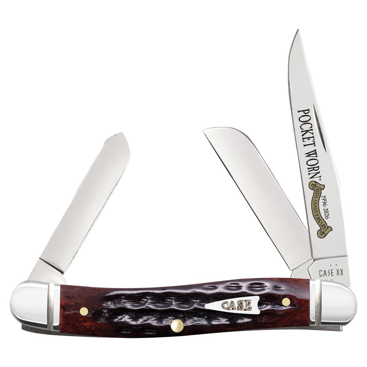 Pocket Worn Mahogany Bone - Corn Cob Jig Medium Stockman 55232