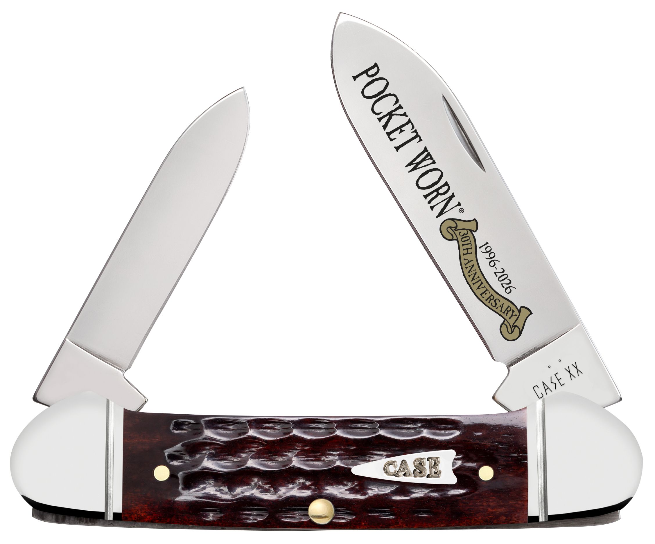 Pocket Worn® Mahogany Bone - Corn Cob Jig Canoe 55235