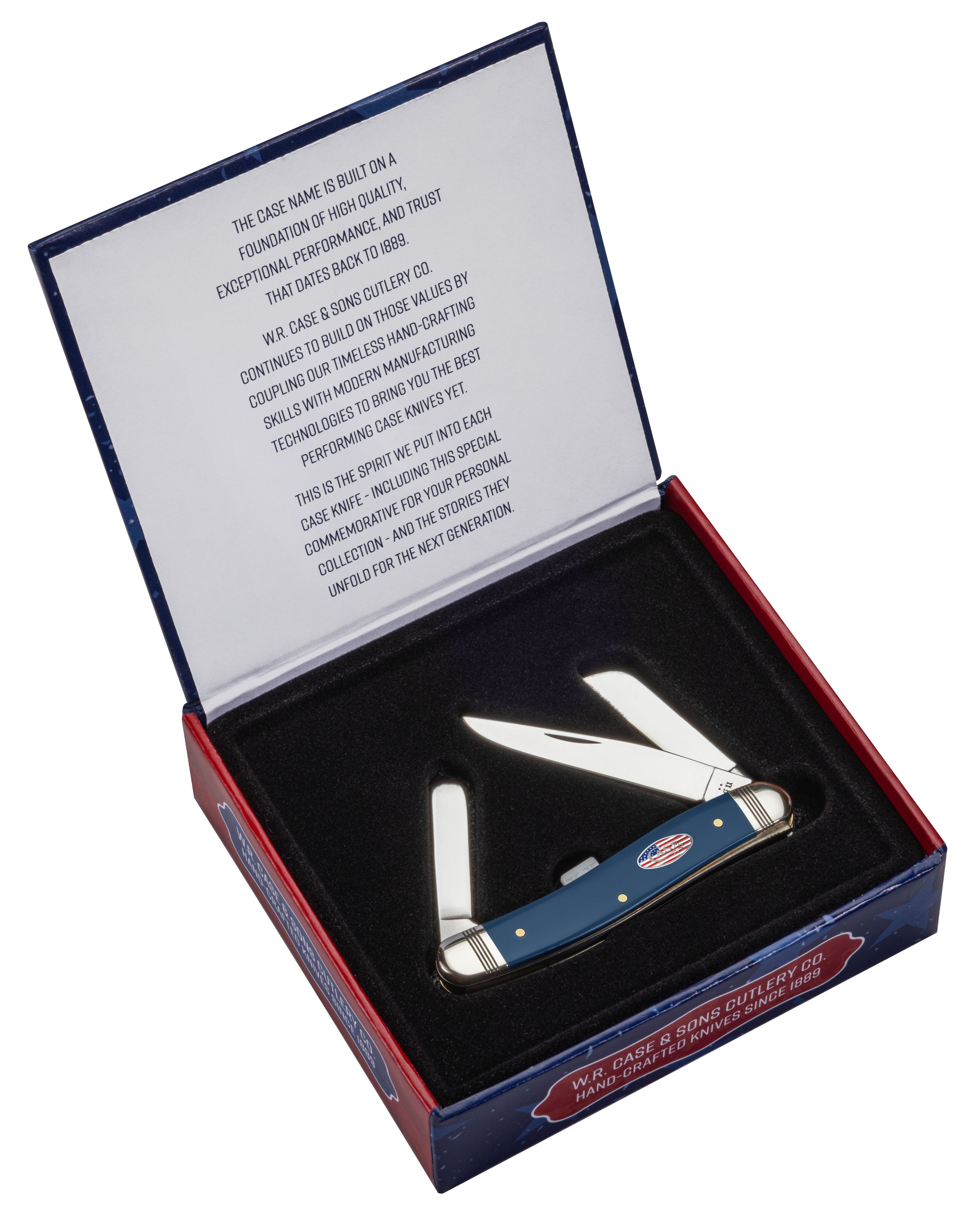 Case Stockman SHOT Show Navy Blue Stars & Stripes 10863 – wholesale Case XX knife